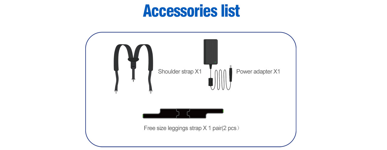 Accessories list
