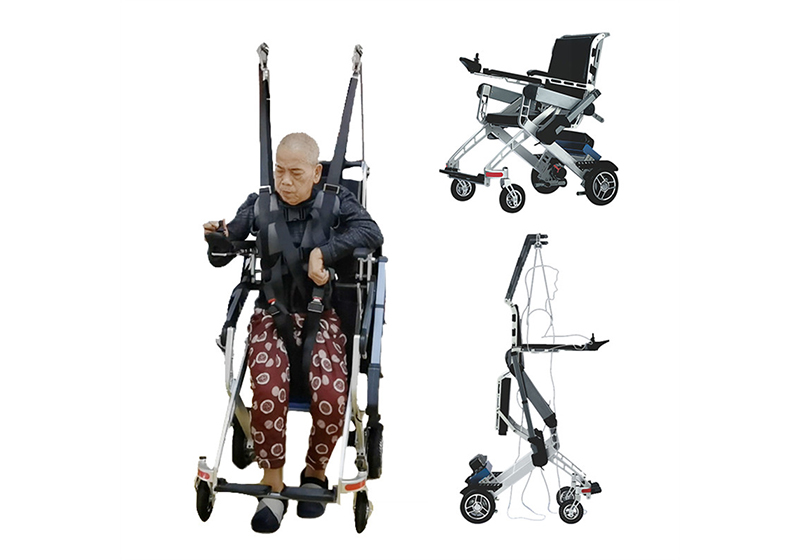 Rehabilitation Gait Training Walking Aids Electric Wheelchair Zuowei ZW518 (3)