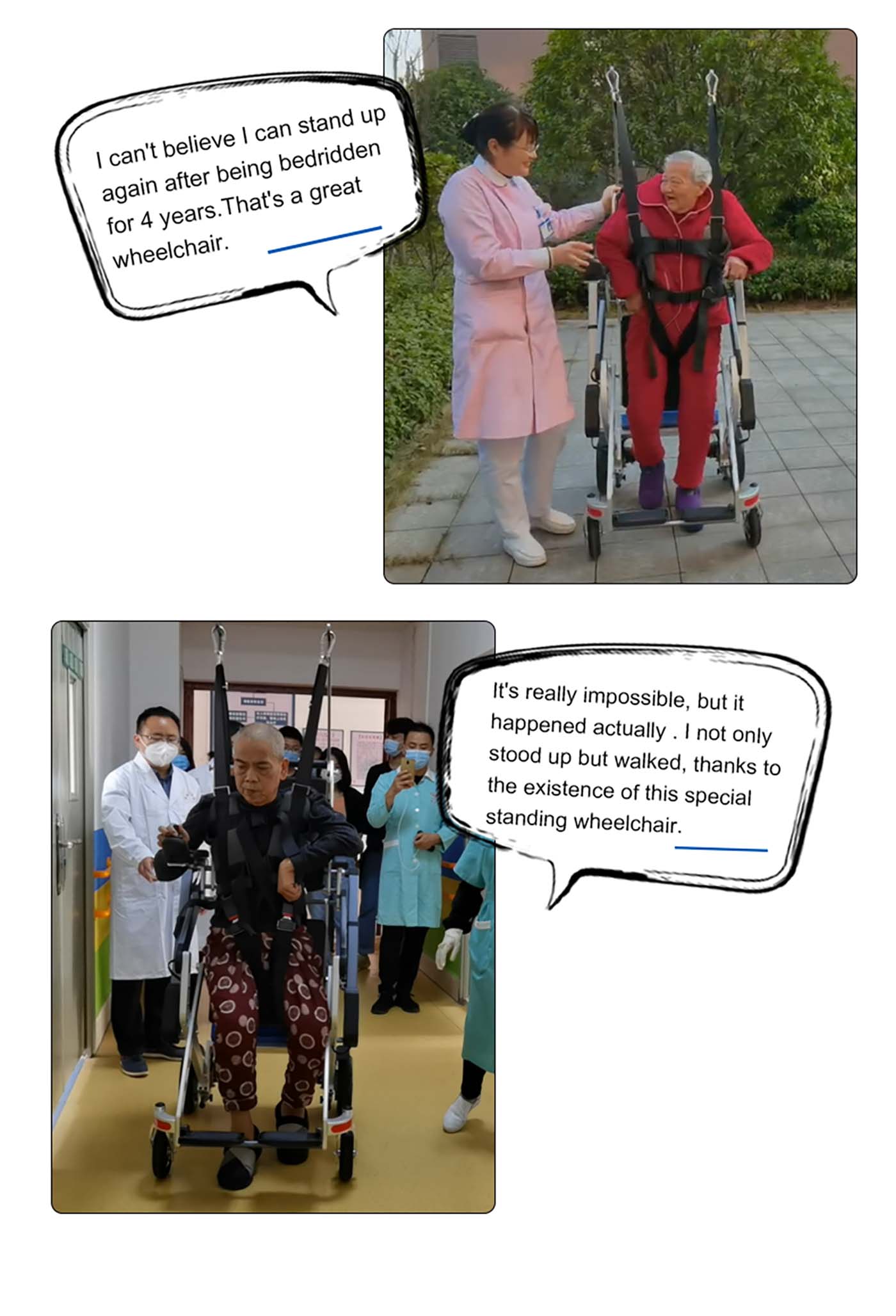 Rehabilitation Gait Training Walking Aids Electric Wheelchair Zuowei ZW518-5 (6)