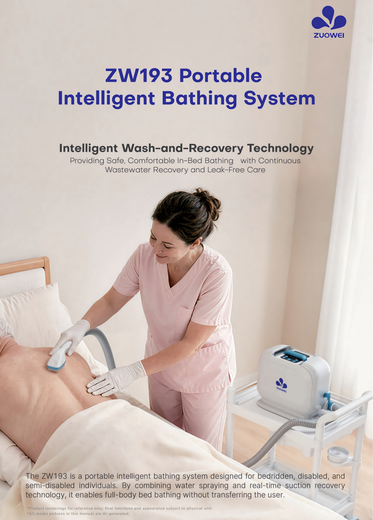 ZW193 Portable Intelligent Bathing System