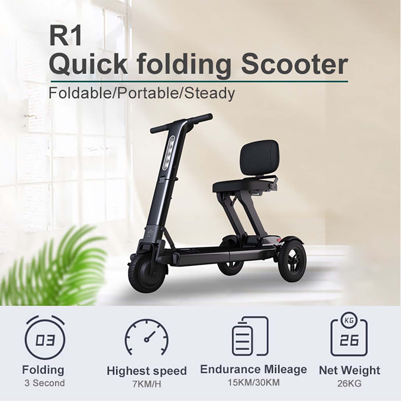 ZW501 Folding Electric Scooter-5 (1)