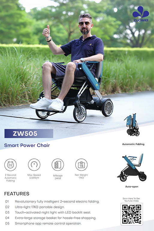 ZW505 Smart Foldable Power Wheelchair-detail